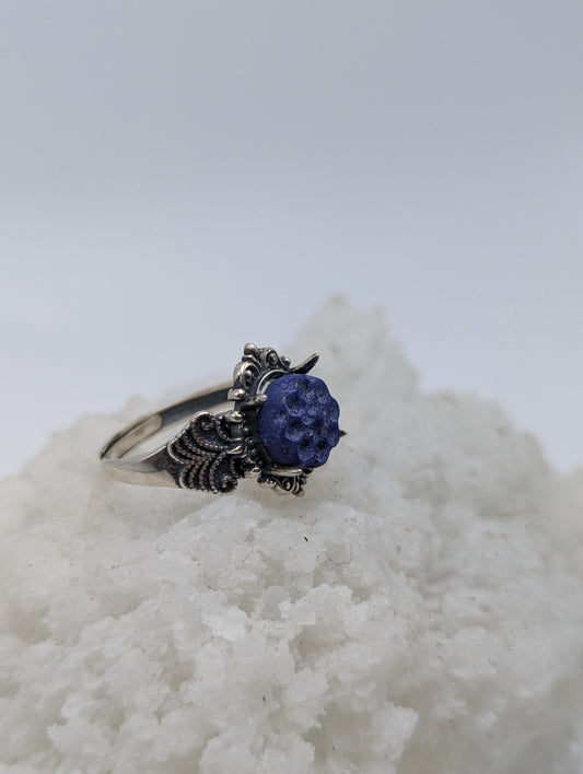 Lapis lazuli 925 Sterling silver ring